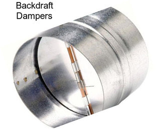 Backdraft Dampers