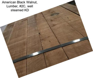 American Black Walnut, Lumber, #2C, well steamed KD