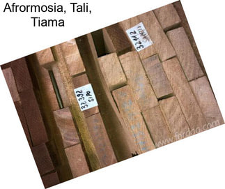 Afrormosia, Tali, Tiama