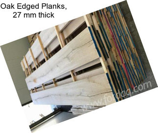 Oak Edged Planks, 27 mm thick