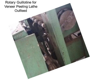 Rotary Guillotine for Veneer Peeling Lathe Outfeed