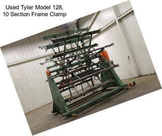 Used Tyler Model 128, 10 Section Frame Clamp