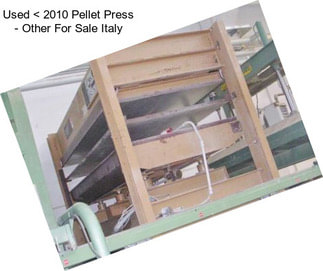 Used < 2010 Pellet Press - Other For Sale Italy