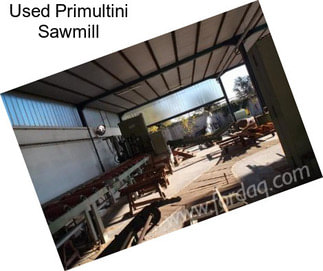Used Primultini Sawmill