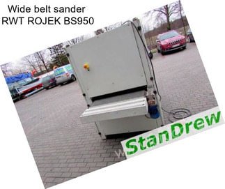 Wide belt sander  RWT ROJEK BS950