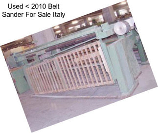 Used < 2010 Belt Sander For Sale Italy