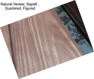 Natural Veneer, Sapelli , Quartered, Figured