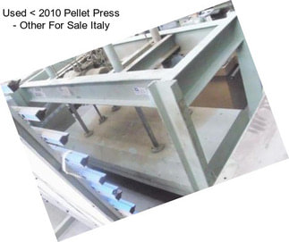 Used < 2010 Pellet Press - Other For Sale Italy