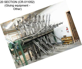 20 SECTION (CR-011052) (Gluing equipment - Other)