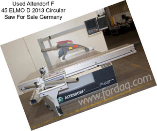 Used Altendorf F 45 ELMO D 2013 Circular Saw For Sale Germany