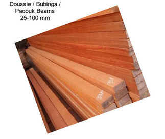 Doussie / Bubinga / Padouk Beams 25-100 mm