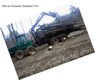Offer for Forwarder Timberjack 1710