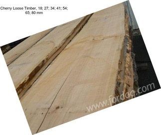 Cherry Loose Timber, 18; 27; 34; 41; 54; 65; 80 mm