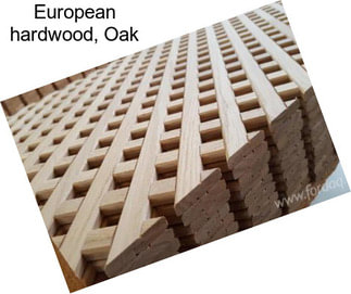 European hardwood, Oak