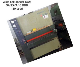 Wide belt sander SCM SANDYA 10 RRR 110 used
