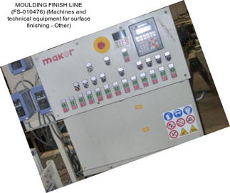 MOULDING FINISH LINE (FS-010476) (Machines and technical equipment for surface finishing - Other)