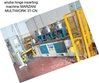 Anuba hinge inserting machine MARZANI MULTIWORK 3T-CN