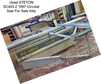 Used STETON SC403.2 1997 Circular Saw For Sale Italy