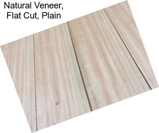 Natural Veneer, Flat Cut, Plain