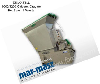 ZENO ZTLL 1000/1200 Chipper, Crusher For Sawmill Waste