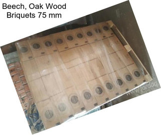 Beech, Oak Wood Briquets 75 mm