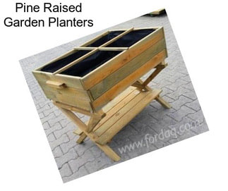 Pine Raised Garden Planters