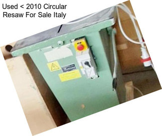 Used < 2010 Circular Resaw For Sale Italy