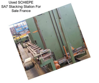 Used SCHIEPE SA7 Stacking Station For Sale France