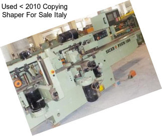 Used < 2010 Copying Shaper For Sale Italy