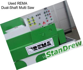 Used REMA Dual-Shaft Multi Saw