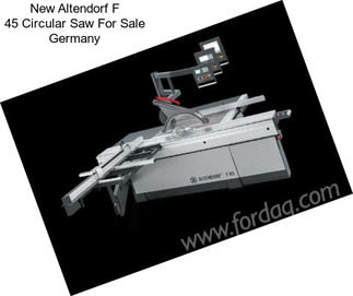 New Altendorf F 45 Circular Saw For Sale Germany
