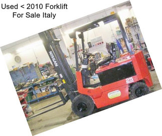 Used < 2010 Forklift For Sale Italy