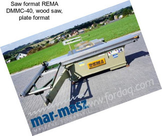 Saw format REMA DMMC-40, wood saw, plate format