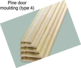 Pine door moulding (type 4)