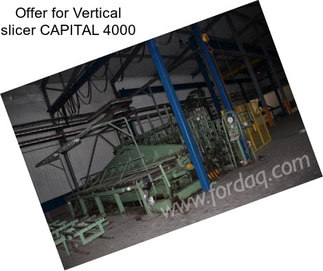 Offer for Vertical slicer CAPITAL 4000