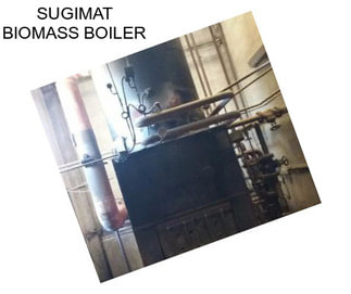 SUGIMAT BIOMASS BOILER