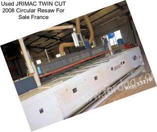 Used JRIMAC TWIN CUT 2008 Circular Resaw For Sale France