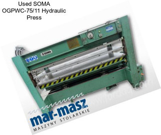 Used SOMA OGPWC-75/11 Hydraulic Press