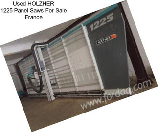 Used HOLZHER 1225 Panel Saws For Sale France