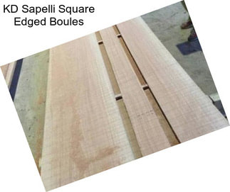 KD Sapelli Square Edged Boules