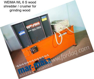 WEIMA WL 6 S wood shredder / crusher for grinding wood