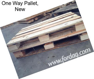 One Way Pallet, New