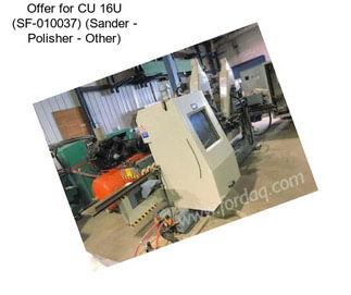 Offer for CU 16U (SF-010037) (Sander - Polisher - Other)