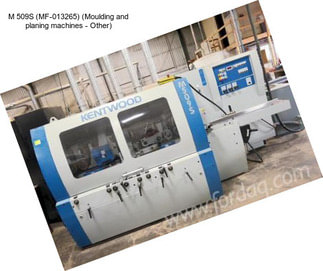 M 509S (MF-013265) (Moulding and planing machines - Other)