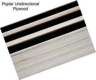 Poplar Unidirectional Plywood