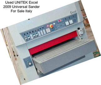 Used UNITEK Excel 2009 Universal Sander For Sale Italy