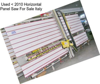 Used < 2010 Horizontal Panel Saw For Sale Italy