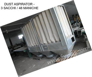 DUST ASPIRATOR - 3 SACCHI / 48 MANICHE