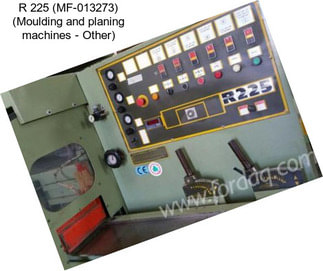 R 225 (MF-013273) (Moulding and planing machines - Other)