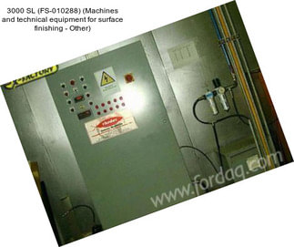 3000 SL (FS-010288) (Machines and technical equipment for surface finishing - Other)